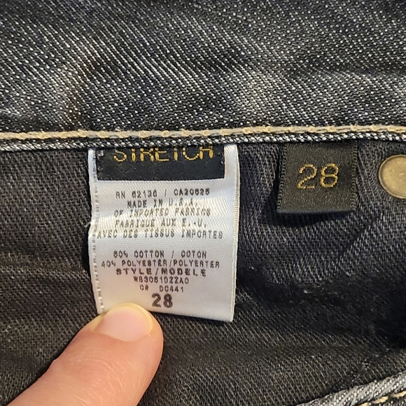 Guess skinny jeans. Grey, distressed. Size 28 - Picture 5 of 5